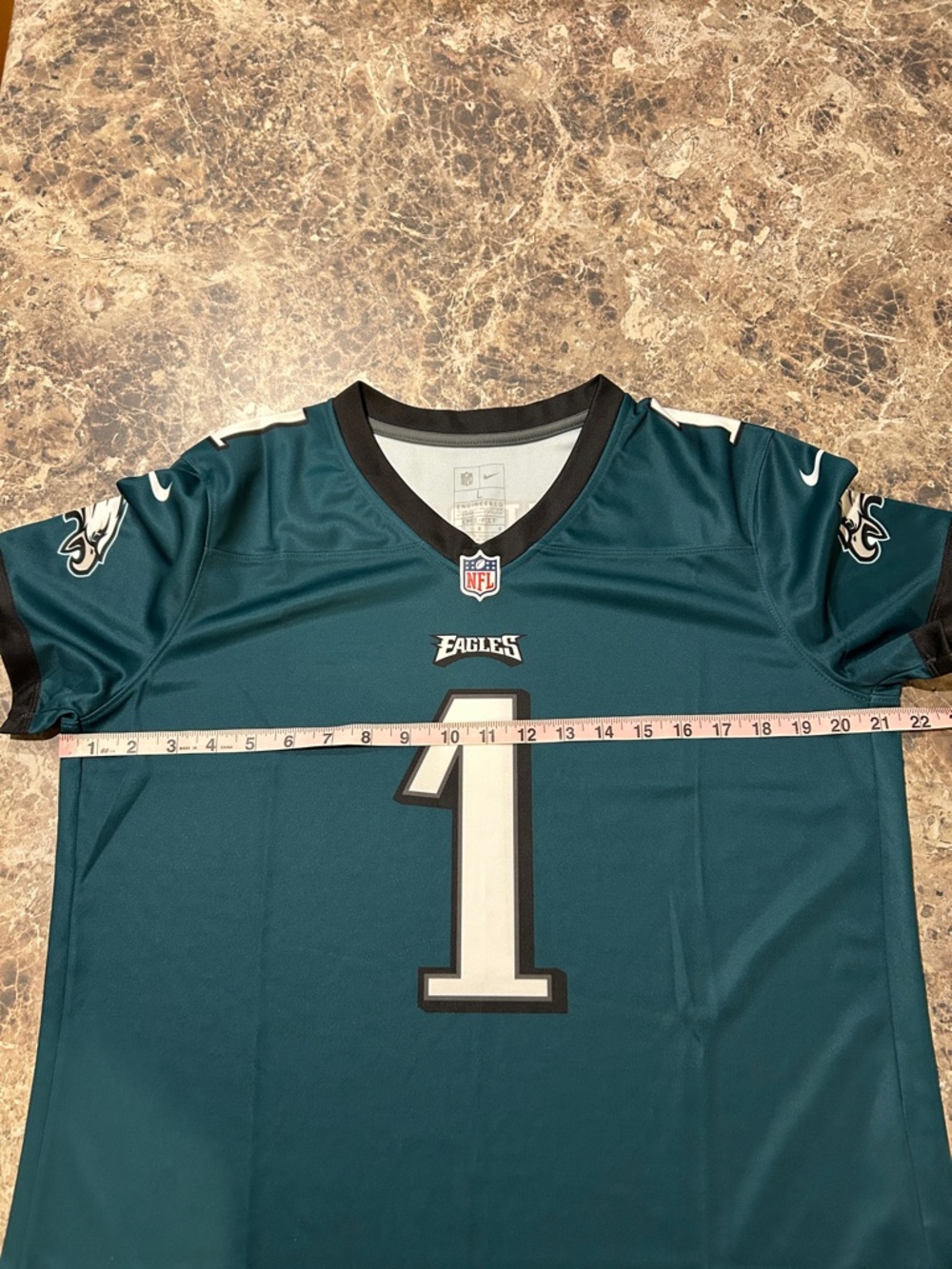 Nike NFL Philadelphia Eagles Jalen Hurts #1 Football Jersey Large - Picture 6 of 7
